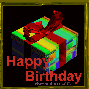 MySpace Happy Birthday Comments - Animated Birthday Present